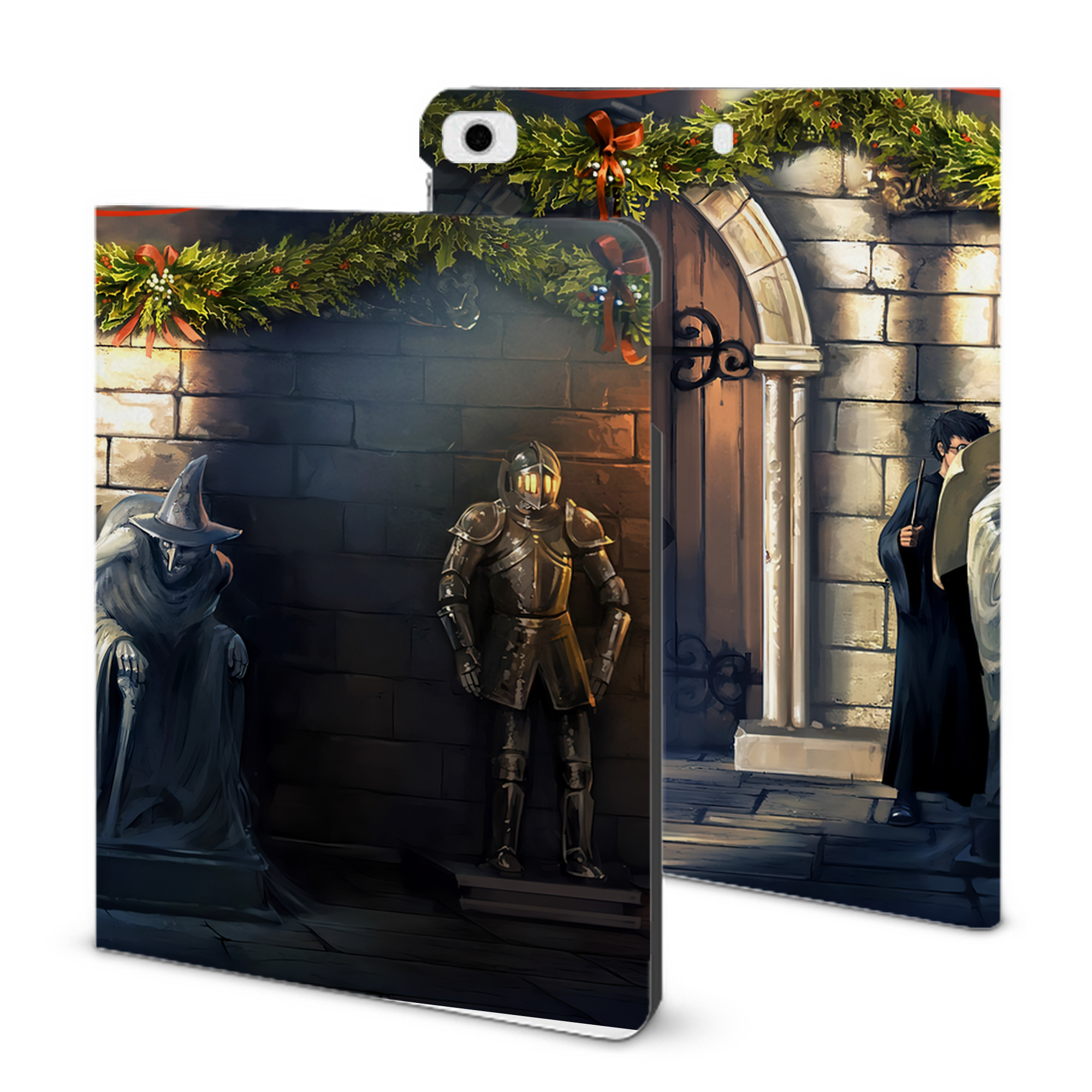 （画像用） Harry Potter ハリー・ポッターシリーズ IPad ケース ブック型 PUレザー TPU 耐衝撃 軽量 薄型 ペン収納なし 全面保護 IPad 各モデル対応